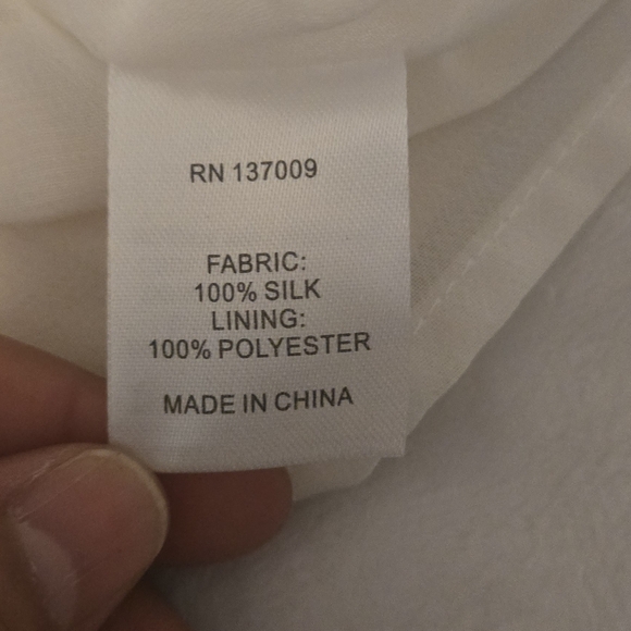 NWT Annie Griffin Women's Blouse Color Matti Tank-White Size XS - Picture 3 of 8